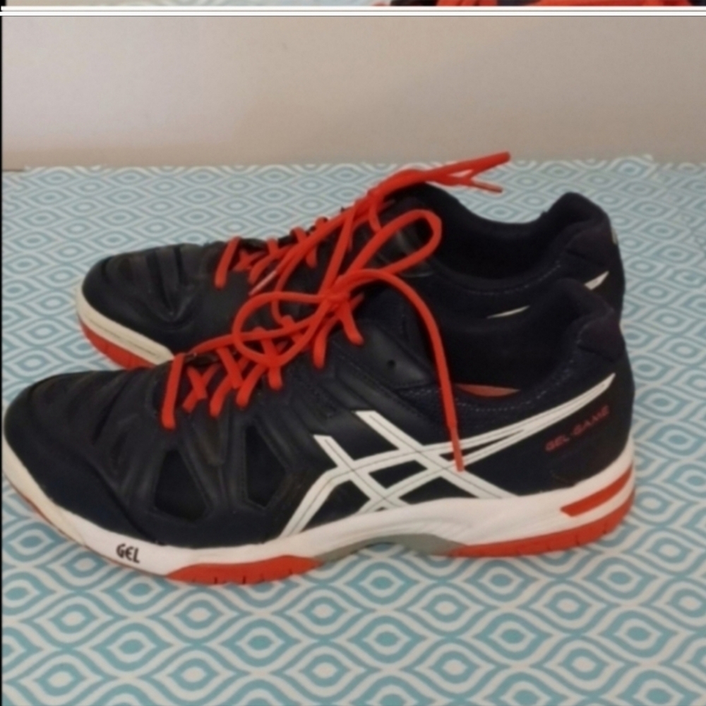 ASICS E506Y Mens Gel Game Running SNEAKERS / SHOES Lace-Up Sz 12